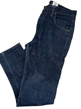 Left Field American Work Wear White Oak Cone Denim Ringspun Cotton USA Jeans 34